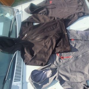 3 northface hoodies small